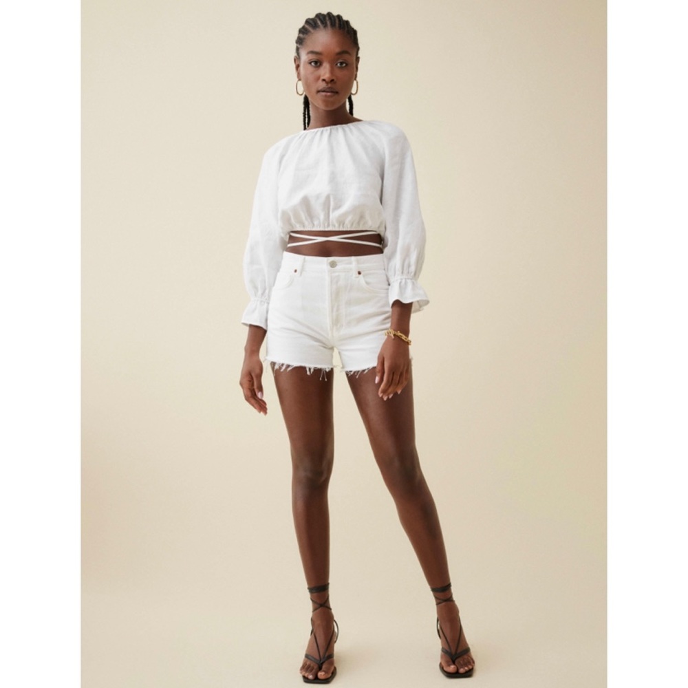 REFORMATION Charlie High Rise Jean Short 30 - Picture 4 of 8